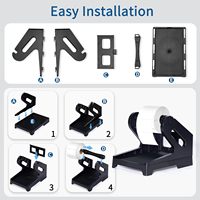 Support d'étiquettes thermiques pour rouleaux d'étiquettes en accordéon, interface USB, certifié CE, accessoire d'imprimante d'étiquettes d'expédition pour imprimante de bureau