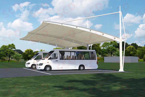 Abri de stationnement pour voiture imperméable, 15 ans de service, abri de stationnement paysager, abri de stationnement en métal, garage pour voiture, abri pour hôtel, terrasse - Product Image 2