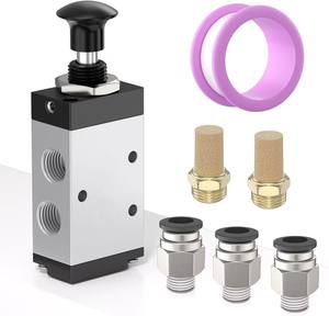 <span class=keywords><strong>Suspension</strong></span> pneumatique 4L310-10, corps en aluminium à 5 ports, vanne rotative à commande manuelle en <span class=keywords><strong>laiton</strong></span>, kit de <span class=keywords><strong>suspension</strong></span> pneumatique - Product Image 1