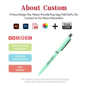 Stylos à bille en métal personnalisés avec logo, gravure laser, vente en gros de fournitures scolaires et de bureau promotionnelles - Product Image 2