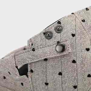 Sombrero Ivy con Diseño de Corazón, Moda Primavera 2025, Sombrero Ivy Plano a Rayas para Mujer - Product Image 6