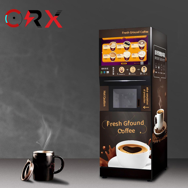 Commercial Freshly Grinding Vending Coffee Machine High-End Quality Coffee Vending Machine