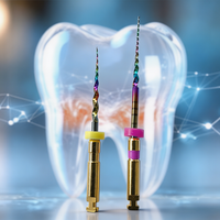 Limes rotatives endodontiques NiTi Wave One pour rétraitement de canal radiculaire, haute flexibilité, électriques, 19-31mm