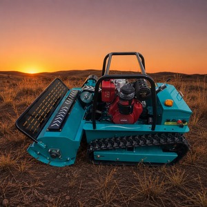 Free Shipping CE EPA Approved All Terrain RC Grass Cutter Garden Crawler <b>Remote</b> <b>Control</b> <b>Robot</b> Lawn Mower with Snow Blade - Product Image 4