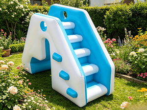 Échelle <span class=keywords><strong>gonflable</strong></span> Drop Stitch robuste pour <span class=keywords><strong>piscine</strong></span>, support de <span class=keywords><strong>toboggan</strong></span> aquatique extérieur pour jardin et <span class=keywords><strong>piscine</strong></span> <span class=keywords><strong>hors</strong></span> <span class=keywords><strong>sol</strong></span> - Product Image 3