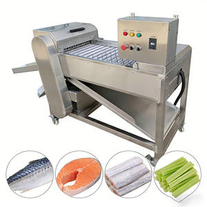 Máquina Cortadora de Pescado (Bacalao, Saury del Pacífico, Salmón, Pez Cola de Cabra, Caballa <span class=keywords><strong>Española</strong></span>, <span class=keywords><strong>Sardina</strong></span>) y Carne de Res - Product Image 2