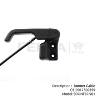 Câble de déverrouillage du capot pour fourgon Sprinter T1N 1995-2006 9017500359
