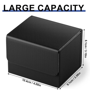 Torson 140 + PU Da hộp lưu trữ cho ma thuật thu thập giao dịch thẻ xách tay boong thẻ trò chơi cho ma thuật hộp magicthegethering TCG - Product Image 2