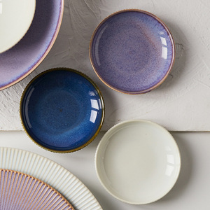 Flavor Dish Porcelain Western Restaurant Seasoning Dish Hot Pot Buffet Snack Sauce Vinegar Dip <b>Small</b> Dish <b>Microwave</b> Safe Light - Product Image 4