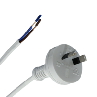 Cable de Extensión de Corriente AU con Certificación SAA AS NZS 3112 a IEC C15, Cable de Alimentación CA de 3 Pines para PC, Monitor, Impresora