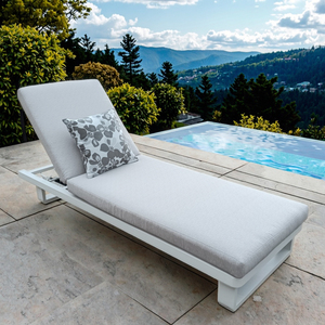 Mobilier de lit de jour moderne en aluminium KD Sun Lounger pour l'extérieur Plage Chambre à coucher Hôtel Jardin Parc Extérieur pour piscines - Product Image 6