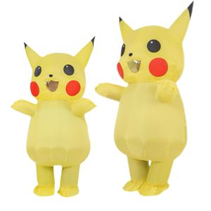 <span class=keywords><strong>Disfraz</strong></span> Inflable de Felpa de <span class=keywords><strong>Pikachu</strong></span> Unisex, Mascota de Navidad para Uso al Aire Libre, Fibra de Poliéster, Precio de Fábrica - Product Image 1