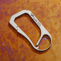 Multi-outils en titane, mousqueton portable, porte-clés de survie pour l'escalade en plein air, durable, élégant, randonnée, camping, résistant à la corrosion
