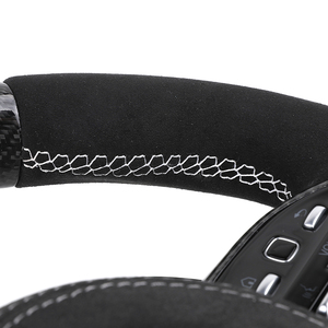 Volante mejorado de fibra de carbono Alcantara para <span class=keywords><strong>Mercedes</strong></span> <span class=keywords><strong>Benz</strong></span> Clase S W221 W222 C238 W212 W213 W204 W205 GLA45 C63S <span class=keywords><strong>AMG</strong></span> - Product Image 5