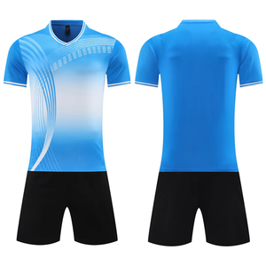 قمصان كرة قدم مخصصة بالجملة، 100% بوليستر، خفيفة الوزن وقابلة للتنفس، متعددة الألوان، أطقم كرة قدم رجالية مع طباعة شعار مخصص - Product Image 4