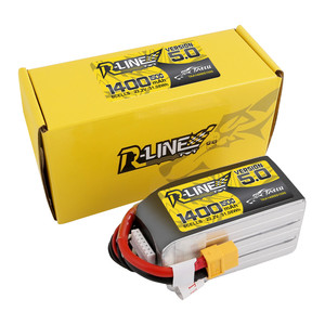 Tattu R-Line 버전 5.0 1400mAh <span class=keywords><strong>6S</strong></span> 150C/260C 22.2V 222g 리포 배터리(<span class=keywords><strong>RC</strong></span> FPV 드론용 XT60 플러그 포함) - Product Image 3