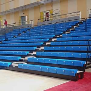 مدرجات تلسكوبية مجوفة أوتوماتيكية من مادة HDPE بسعة 200 كجم مقاعد ملعب متحركة آمنة بتصميم مرن - Product Image 3