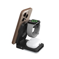 Produits Tendances 2026 Nouvelle Arrivée Chargeur Rapide Pliable 3-en-1 Magnétique Sans Fil pour Téléphone Montre Intelligente Écouteurs