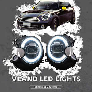 VLAND Nouveaux phares LED 100W 12V 6000K pour <span class=keywords><strong>Mini</strong></span> <span class=keywords><strong>Cooper</strong></span> R55 R56 R57 R58 R59 2007-2013 Animation dynamique à démarrage - Product Image 4