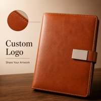Ensemble cadeau de carnet à couverture rigide A5 en cuir PU personnalisé et stylo avec logo personnalisé dans un coffret cadeau