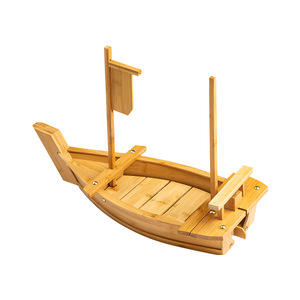 Bateau à <span class=keywords><strong>sushi</strong></span> en bois fait main écologique CIQ pour la fabrication de rouleaux de <span class=keywords><strong>sushi</strong></span> 60 CM en emballage individuel - Product Image 4