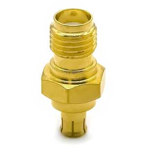 <span class=keywords><strong>SMA</strong></span> dişi için özelleştirilebilir MCX erkek koaksiyel adaptör RF konektörü fabrika kaynağı bakır kontak malzemesi - Product Image 2