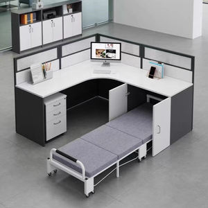 Escritorio moderno en forma de L, muebles de oficina, mesa de trabajo, escritorio de personal para ambiente de oficina - Product Image 4