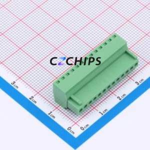 DB2EK-2.54-13P-GN-S Plug-in Terminal Block P=2.54mm Connector Male Plug 1x13P 2.54mm Green - Product Image 2