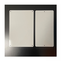11x14 12x8 12x18 24x36 tailles personnalisées en gros blanc brillant en aluminium Sublimation tôle vierge