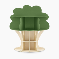 202408 vente en gros arbre en bois étagère pour enfants arbre de noël coin échelle étagères présentoir Delta enfants bibliothèque