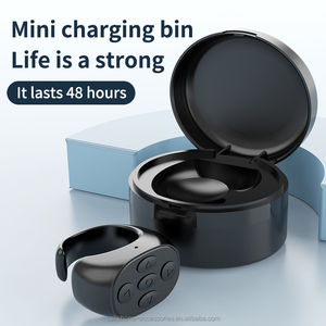 TIKTOK-Mando a distancia con <span class=keywords><strong>Bluetooth</strong></span> para selfies, dispositivo <span class=keywords><strong>Android</strong></span> Mini, con anillo de desplazamiento inalámbrico, obturador remoto, anillo inteligente a la moda - Product Image 5