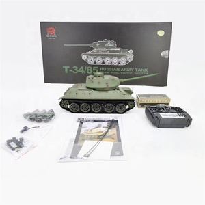 Henglong 3909-1 PRO Tanque de Combate Militar RC <span class=keywords><strong>T</strong></span>-<span class=keywords><strong>34</strong></span>/85 de la Unión Soviética, 2.4Ghz, con Sonido de Humo, Disparo de BB, Control Remoto, Modelo de Tanque - Product Image 5