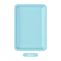 1PC Plateau de rangement carré pour cosmétiques, plateau de manucure pour nail art, conteneur pour pinces, coupe-ongles, stylos, faux ongles, outils, plateau Beautilux