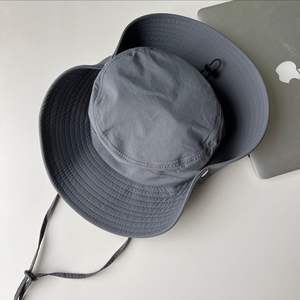หมวกชาวประมงสีชมพูสไตล์วินเทจสำหรับผู้หญิง หมวกปีนเขาสำหรับฤดูร้อนกลางแจ้ง หมวกปีกกว้างบังแดดสำหรับผู้ชาย - Product Image 5
