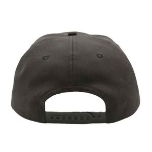 Casquette décontractée à visière plate réglable, 5 panneaux, avec logo brodé personnalisé, non structurée, fermeture snapback - Product Image 3