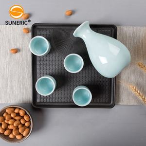 High Quality Household Porcelain Japanese <strong>Sake</strong> Bottle Wine Pot Serving Ceramic <strong>Sake</strong> Set With Cups - Product Image 1