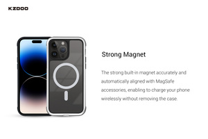 KZDOO Une nouvelle génération MagAres TPU PC métal aluminium cadre aimant charge sans fil <span class=keywords><strong>coque</strong></span> de téléphone en métal pour <span class=keywords><strong>iphone</strong></span> <span class=keywords><strong>14</strong></span> <span class=keywords><strong>pro</strong></span> <span class=keywords><strong>max</strong></span> - Product Image 6