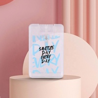 Meilleure vente parfum plastique 20ml atomiseur en forme de carte