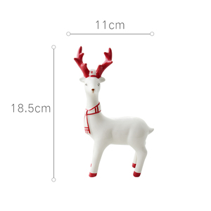 Nuevos diseños Tabletop Decoraciones navideñas Interior Vintage Cerámica Navidad Santa <span class=keywords><strong>Claus</strong></span> Figuras - Product Image 6