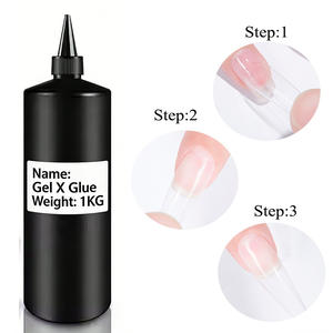 Recarga de 1 kg de pegamento Gel X de fijación fuerte <span class=keywords><strong>para</strong></span> uñas acrílicas y postizas. Adhesivo de larga duración de calidad prof - Product Image 3