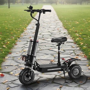 Trottinette Électrique à Pneus Larges 11 Pouces, Moteur Puissant, <span class=keywords><strong>Amortisseur</strong></span> Hydraulique, 60V 38AH, Disponible en Stock en Europe et aux États-Unis - Product Image 5