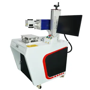 이산화탄소 가축 귀 꼬리표 기계 Uv 이산화탄소 색깔 인쇄 기계를 인쇄하는 레이저 표하기 기계 RF 금속 관 40w