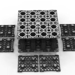 Module de système de réservoir <span class=keywords><strong>d</strong></span>'infiltration des eaux pluviales, pour drainage, atténuation, <span class=keywords><strong>d</strong></span>étention et rétention, en caisse modulaire - Product Image 3