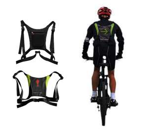 حقيبة ظهر لركوب الدراجات ملحق CE ROHS سترة عاكسة بوليمر الخفافيش التحكم عن بعد مؤشر اتجاه ركوب سترة عاكسة LED - Product Image 3