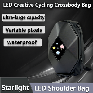2025 Mới Thời Trang PU LED Ba Lô Chống Thấm Nước Cho Xe Máy Cưỡi Xách Tay 3D Hiệp Sĩ Thiết Kế Thông Minh Cá Nhân <span class=keywords><strong>DIY</strong></span> Phong Cách Tất Cả - Product Image 4