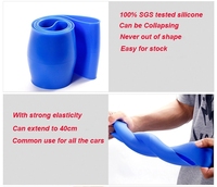 Volant universel en silicone pour voiture, univers antidérapant, accessoires d'intérieur en fibre de carbone