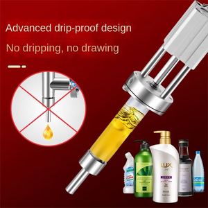 Máquina Semiautomática de Una Sola Cabeza para Llenado de Líquidos como Miel, Leche, Crema y Otras Bebidas/Cremas en Botellas Versátiles con Sistema de Gravedad - Product Image 4