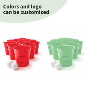 Ensemble de 12 seaux + 2 balles pour adultes et enfants, utilisation intérieure et extérieure, jeu de lancer de balles TX PY-03 - Product Image 6