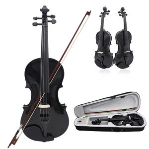 Fabricant ventes directes de violons colorés et en bois pour débutants adultes et enfants pratiquant les violons en bois massif - Product Image 3