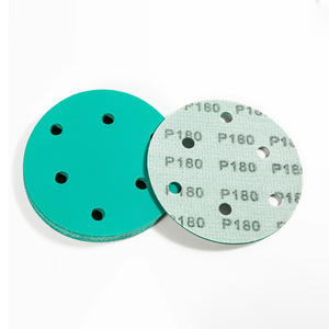 Gốm móc vòng Sanding giấy 1 mét độ dày trung bình tùy chỉnh OEM ô tô đánh bóng Pads sợi gốm đĩa mài mòn - Product Image 1